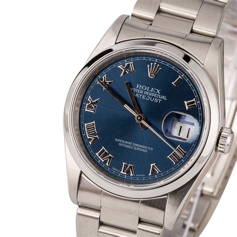 rolex 16200 blue roman|Rolex 16200 value.